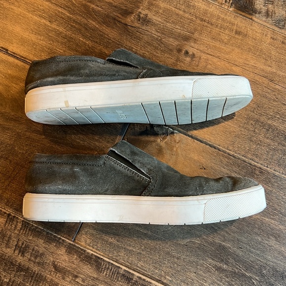Vince Olive Smoke Suede Slip On Sneaker Size 9 - Picture 7 of 15